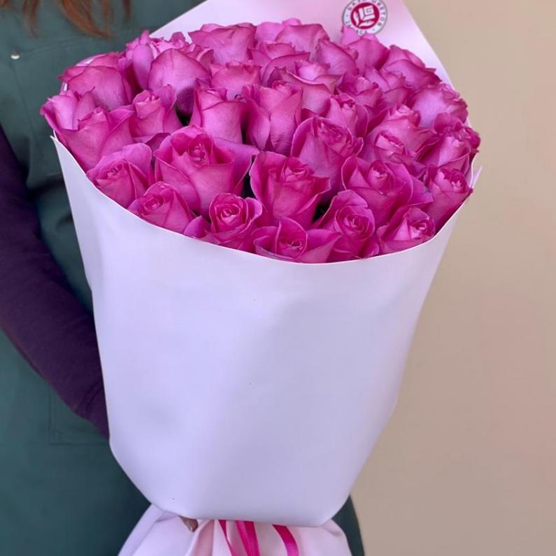 Букеты из розовых роз 70 см (Эквадор) Артикул: 199056