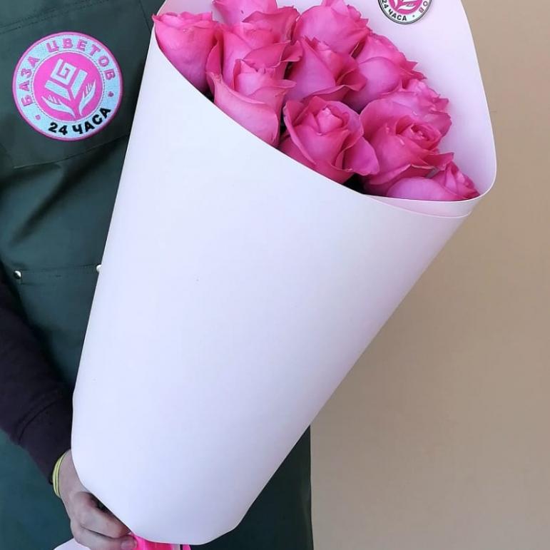 Букеты из розовых роз 70 см (Эквадор) Артикул: 199056