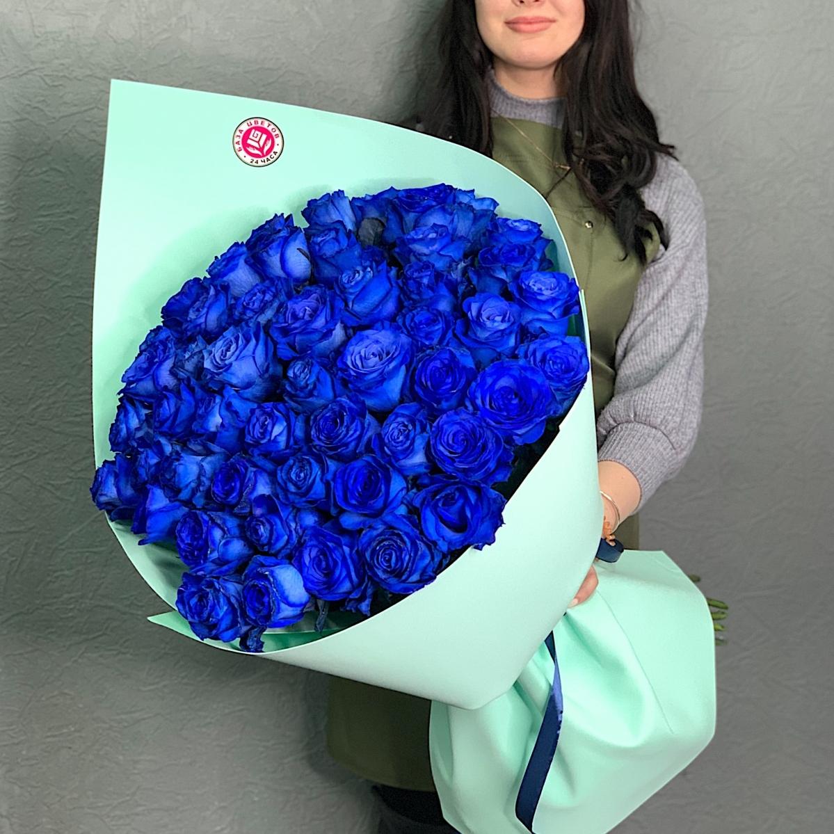 Букеты из синих роз (Эквадор) Артикул   200100