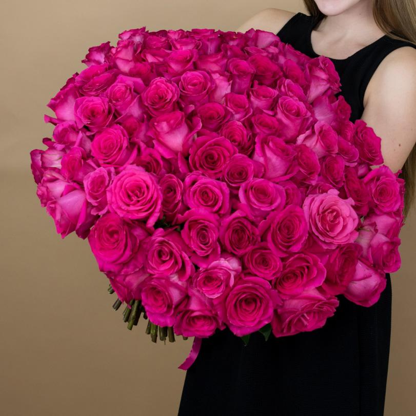 Букеты из розовых роз 40 см (Эквадор) артикул букета  94308